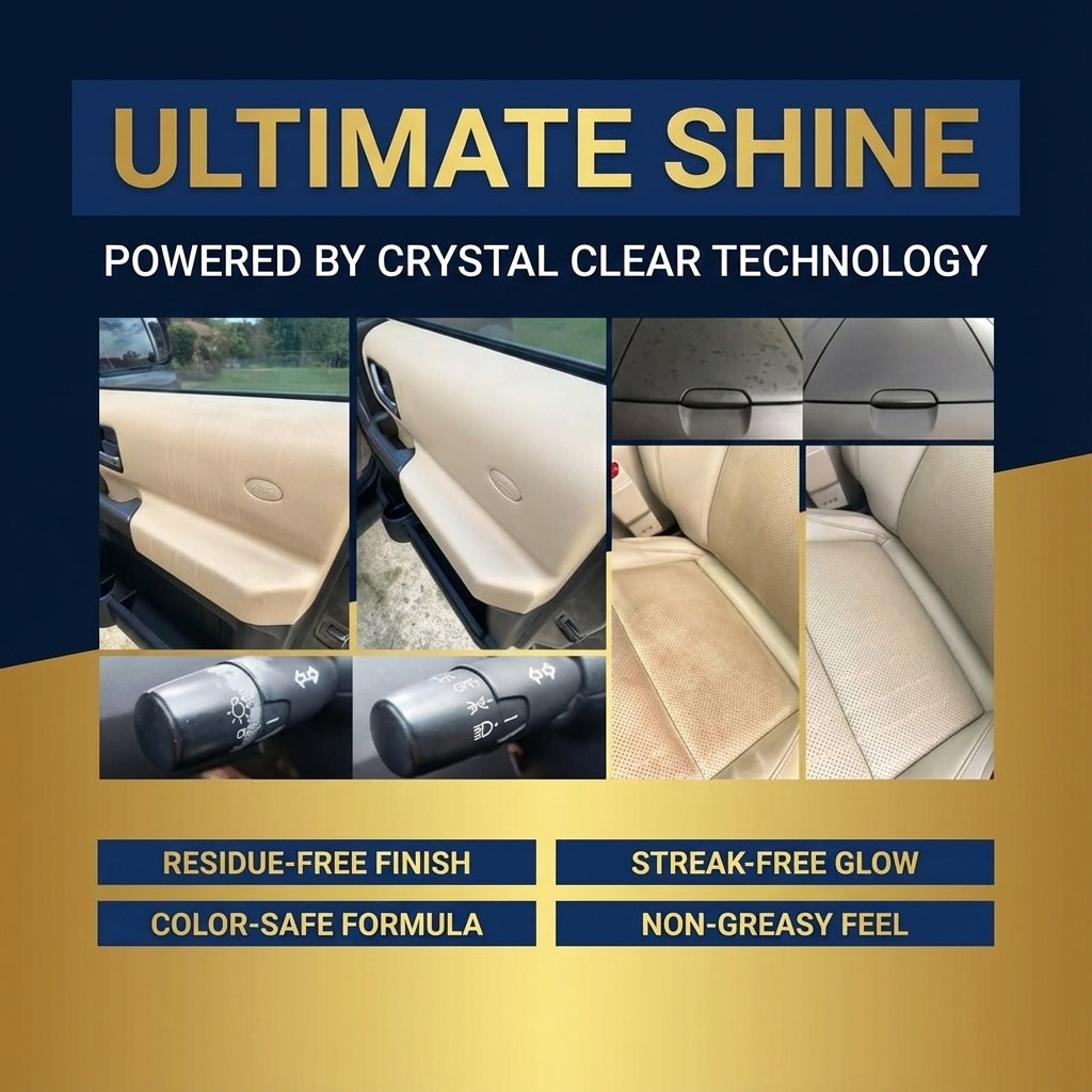 Luxury Glow DryClean Solution Efficiently removes all dirt, oil, grease & stain marks